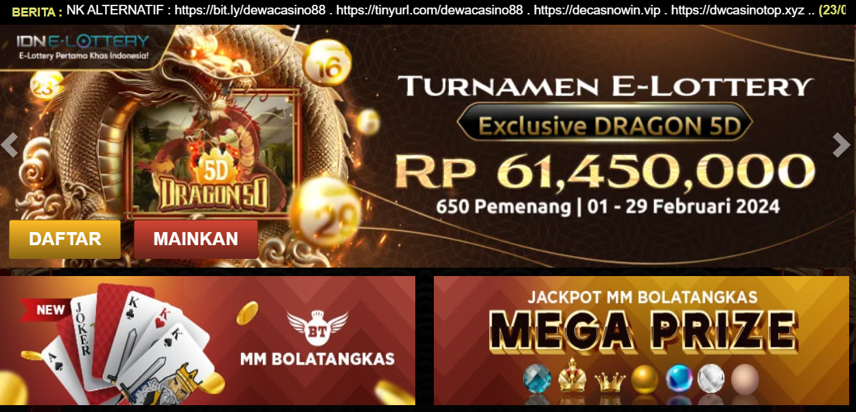DEWACASINO Situs Slot Dengan Masa Depan Cerah